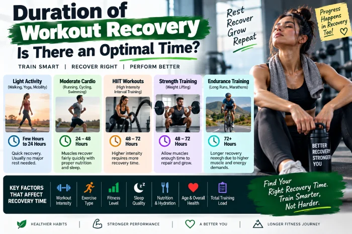 duration of workout recovery is there an optimal time