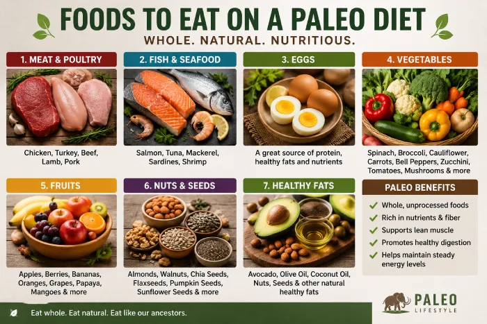 foods to eat on a paleo diet