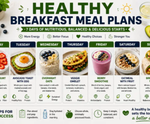 healthy breakfast meal plans
