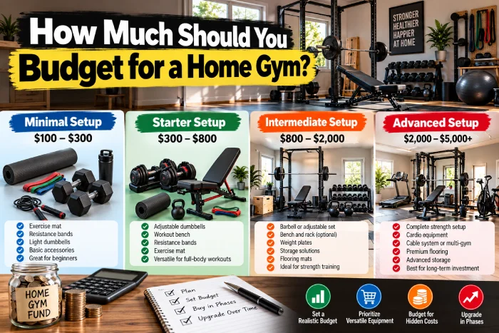 how much should you budget for a home gym