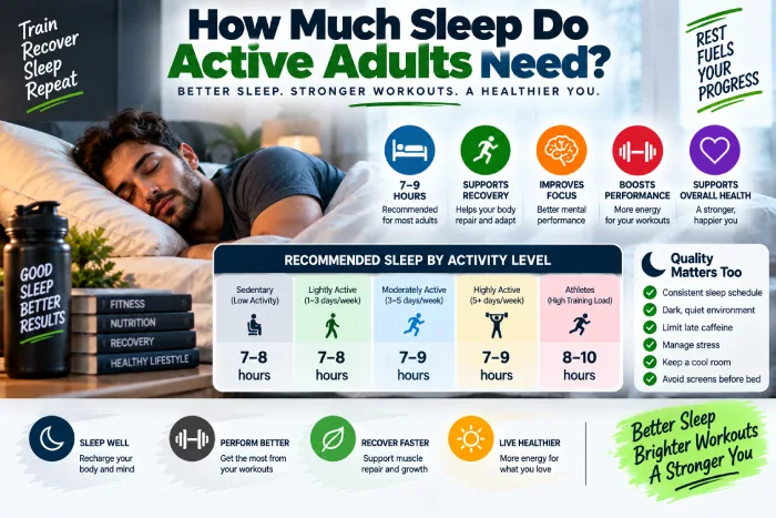 how much sleep do active adults need