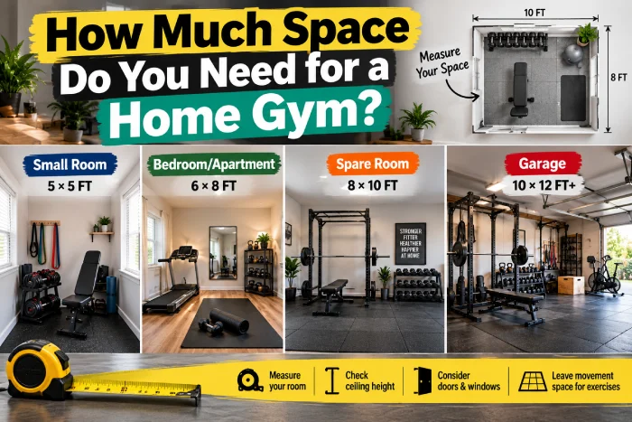 how much space do you need for a home gym