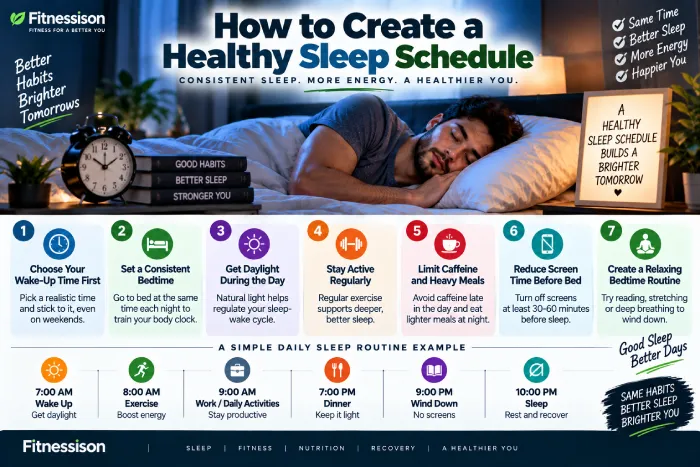 how to create a healthy sleep schedule