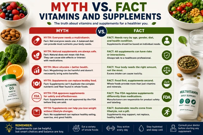 myth vs fact vitamins and supplements