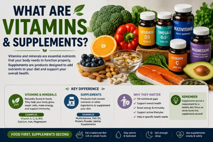 what are itamins and supplements