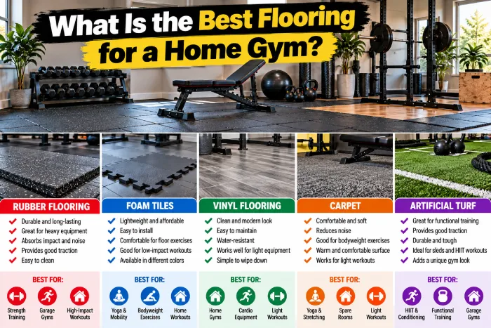what is the best flooring for a home gym
