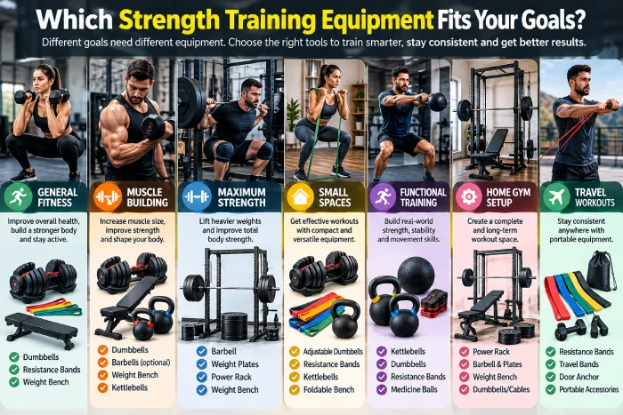 which strength training equipment fits your goals